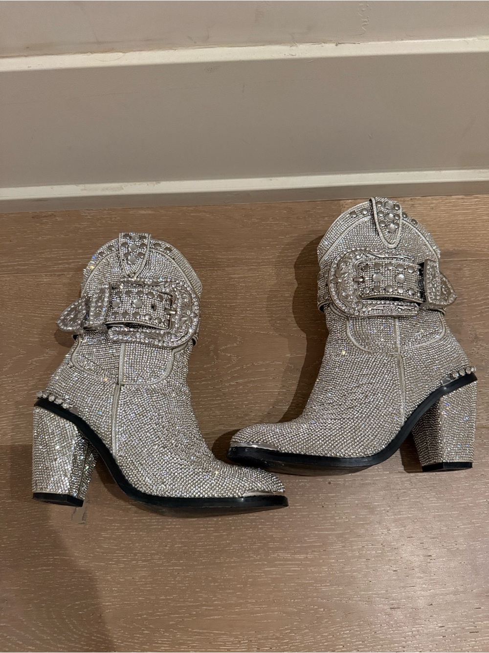 Club Exx rhinestone sheriff shine boots size 7 - Picture 5 of 7
